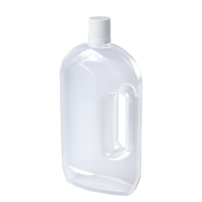 Просвечивающая пластиковая бутылка 1.2L с ручкой