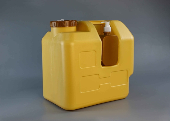 портативная 30L пластиковая кастрюля HDPE 8 литровый ведро с водой с краном и жидкий лосьон мыла бутылка для автомобильного кемпинга на открытом воздухе