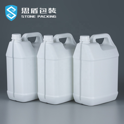 Прочная экологическая 299mm квадратная пластиковая бутылка 220G HDPE барабанчика 5L