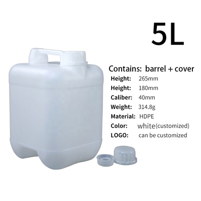 Высота 265mm Hdpe Джерри 5 литров пластиковый может калибр 40mm