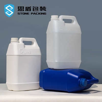 Бутылка ежедневного химического HDPE 35mm пластиковая барабанчик 192*125*305mm 5 литров пластиковый