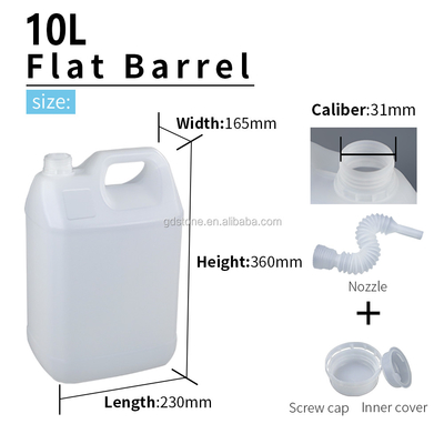Барабанчик 10l пластиковый 230*165*360mm качества еды сопла химический