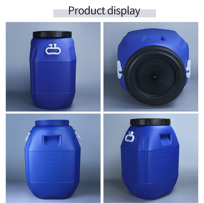 контейнеров барабанчика 50L 80*47mm верхнее пластиковых пластиковых химических открытое с ручкой