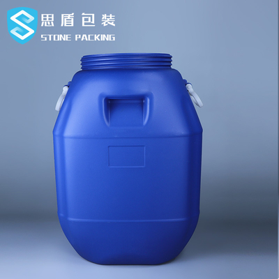 контейнеров барабанчика 50L 80*47mm верхнее пластиковых пластиковых химических открытое с ручкой