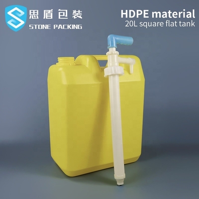 HDPE 20l пластиковое Джерри 41mm может с крышками трамбовки очевидными