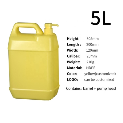 Бутылка HDPE 5l SIDUN пластиковая с ручкой 200*120*305mm