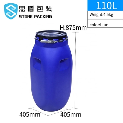 ведро 4.5kg HDPE ODM OEM пластмасового контейнера HDPE 110L голубое