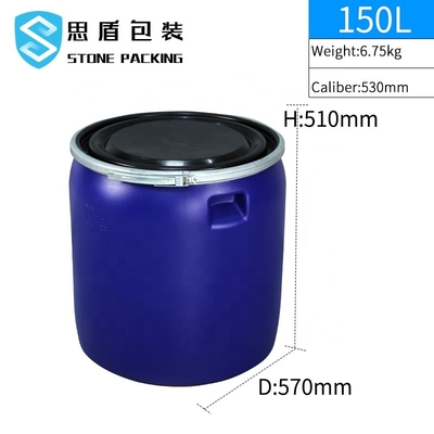 Химический уровень еды вокруг ODM OEM барабанчика HDPE 150l пластикового