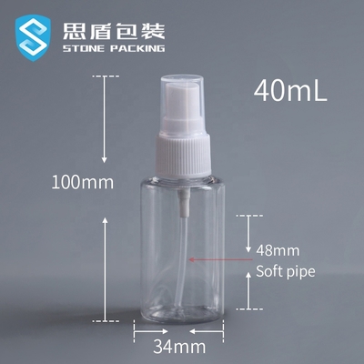 ЛЮБИМЕЦ Recyclable алкоголя 40ml прозрачный распыляет бутылку 73*34mm
