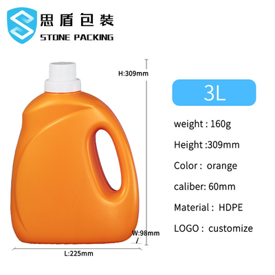 Стирка водопода пустая вверх по жидкостным бутылкам 750ML 1200ML 2500ML 160g