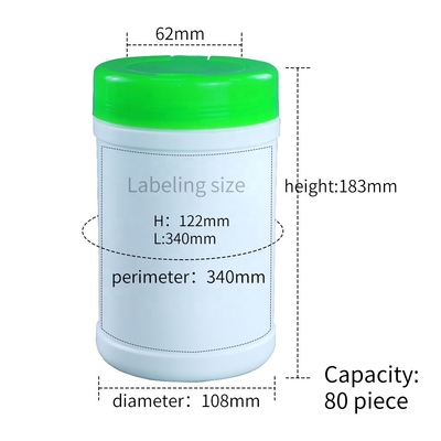 Влажные HDPE SIDUN пластиковые химические обтирают контейнеры ISO9001