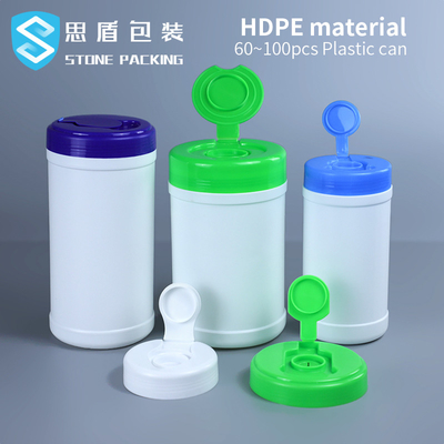 Барабанчик HDPE пластмасового контейнера 750ML штейнового HDPE открытый верхний