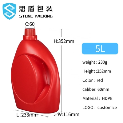 ODM OEM калибра 60mm бутылок 2L 3L 5L жидкостный пустой детержентный
