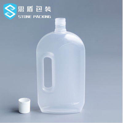 Бутылка 750ml калибра 30mm просвечивающая пластиковая с ручкой