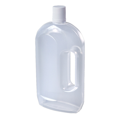 Бутылка 750ml калибра 30mm просвечивающая пластиковая с ручкой