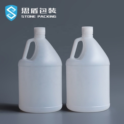 Просвечивающий круг HDPE 3.8L контейнеры 1 галлона химические с ручкой
